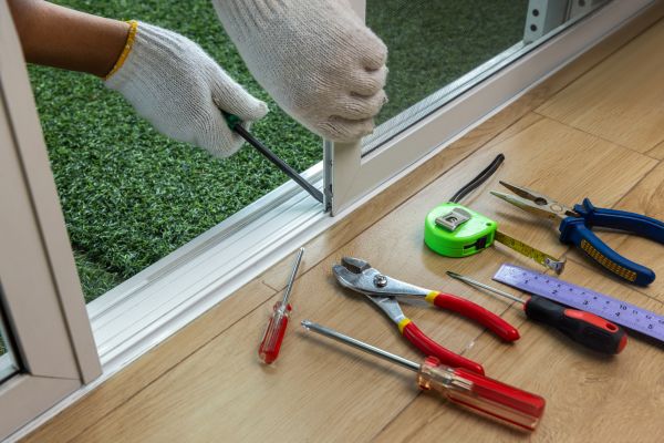 Patio Door Track Repair in Alexandria